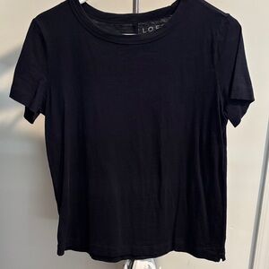 LOFT Classic Navy Blue Short Sleeve Tee